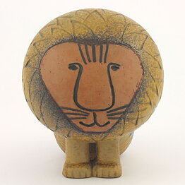 Lisa Larson (Africa 1964) Lustrous Lion 15 cm (1)