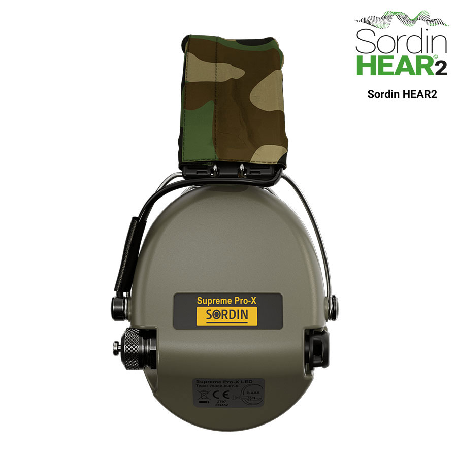 Sordin Supreme Pro X H2 LED Green - 5