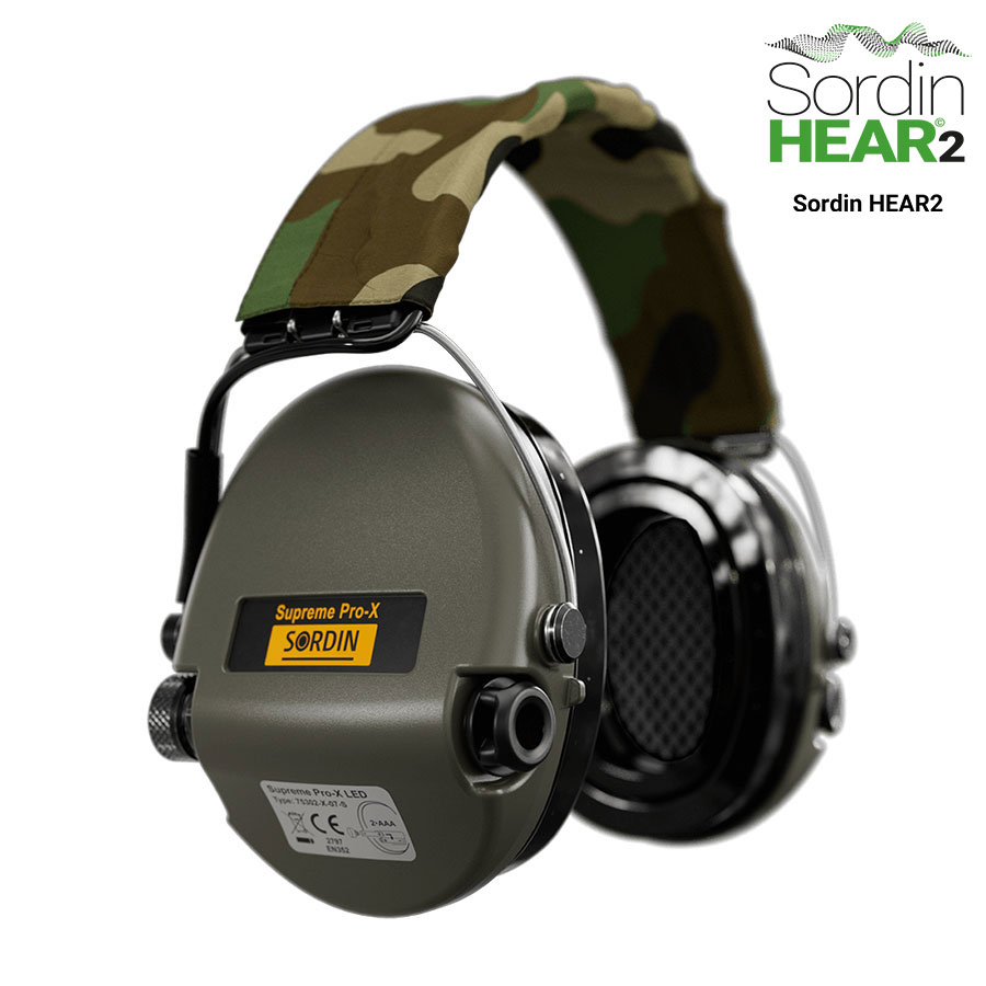 Sordin Supreme Pro X H2 LED Green - 3