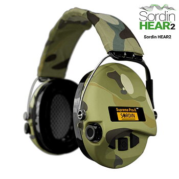 Sordin Supreme Pro X H2 LED Green Camo