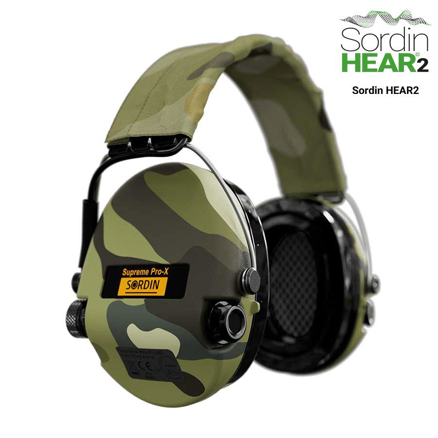 Sordin Supreme Pro X H2 LED Green Camo - 3