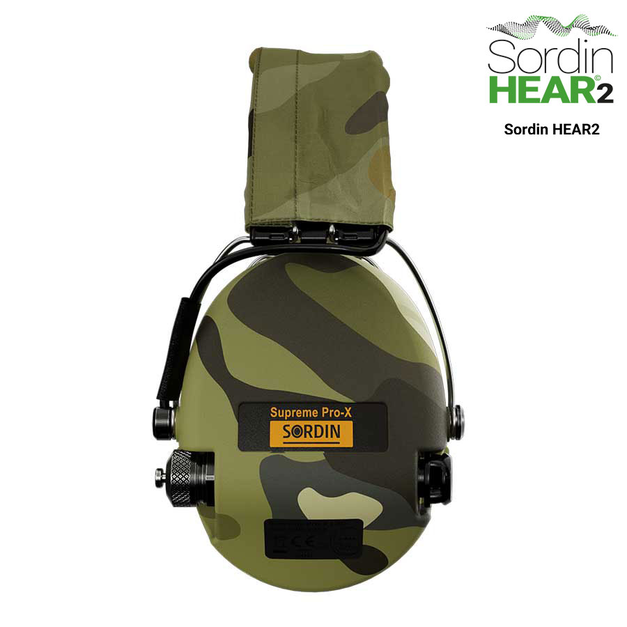 Sordin Supreme Pro X H2 LED Green Camo - 5