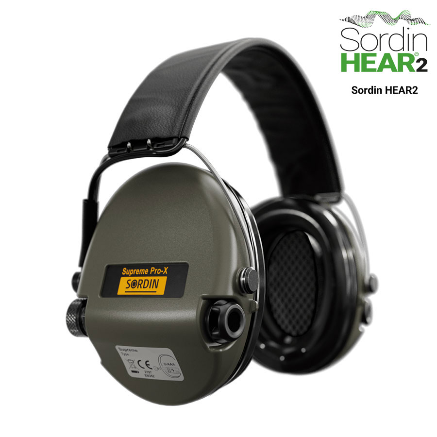 Sordin Supreme Pro X H2 Green Leather - 3