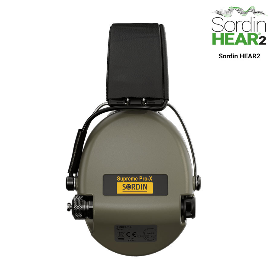 Sordin Supreme Pro X H2 Green Leather - 5