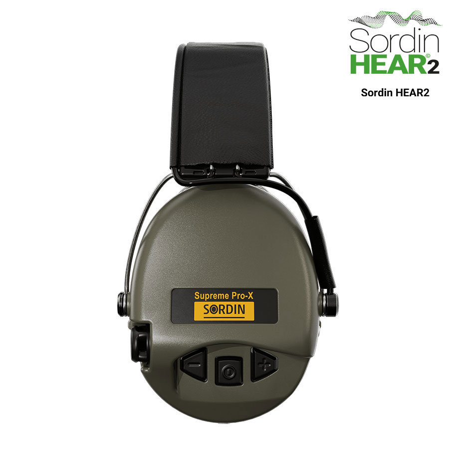 Sordin Supreme Pro X H2 Green Leather - 4