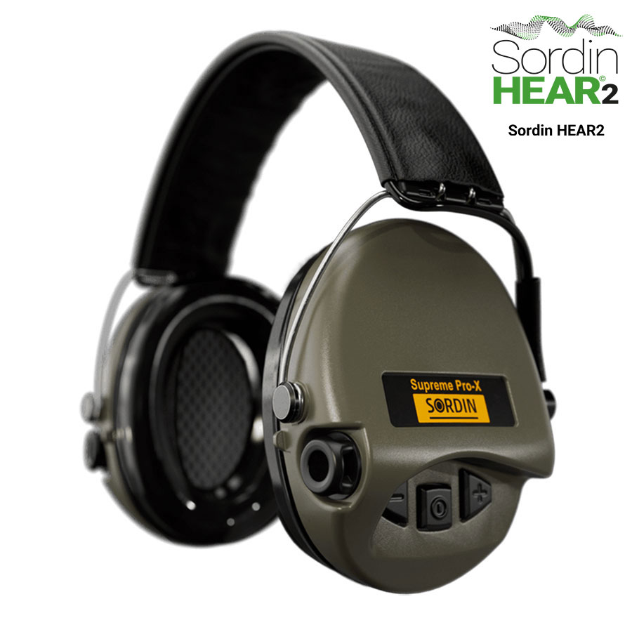 Sordin Supreme Pro X H2 Green Leather