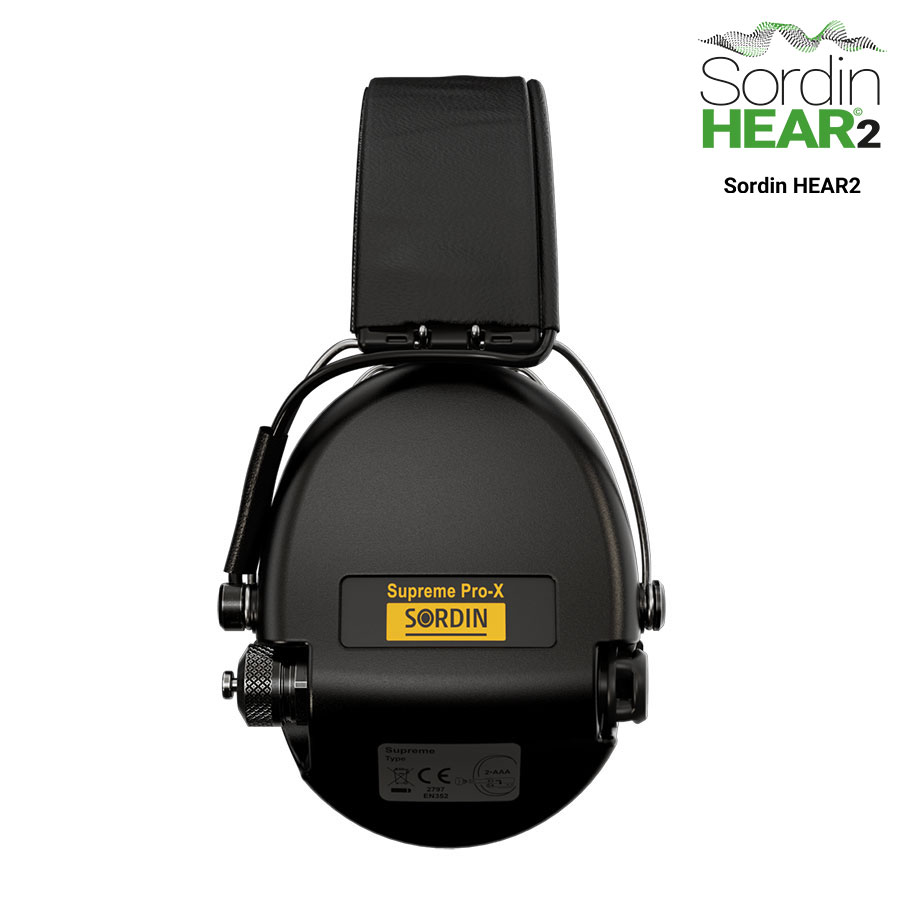 Sordin Supreme Pro X H2 Black Leather - 5