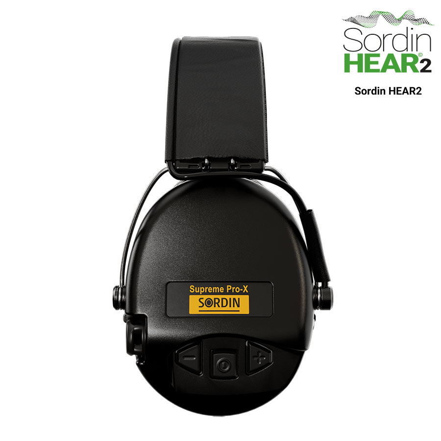 Sordin Supreme Pro X H2 Black Leather - 4