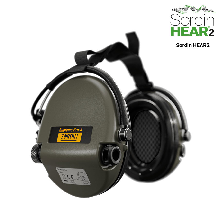 Sordin Supreme Pro X H2 Neckband Green - 3