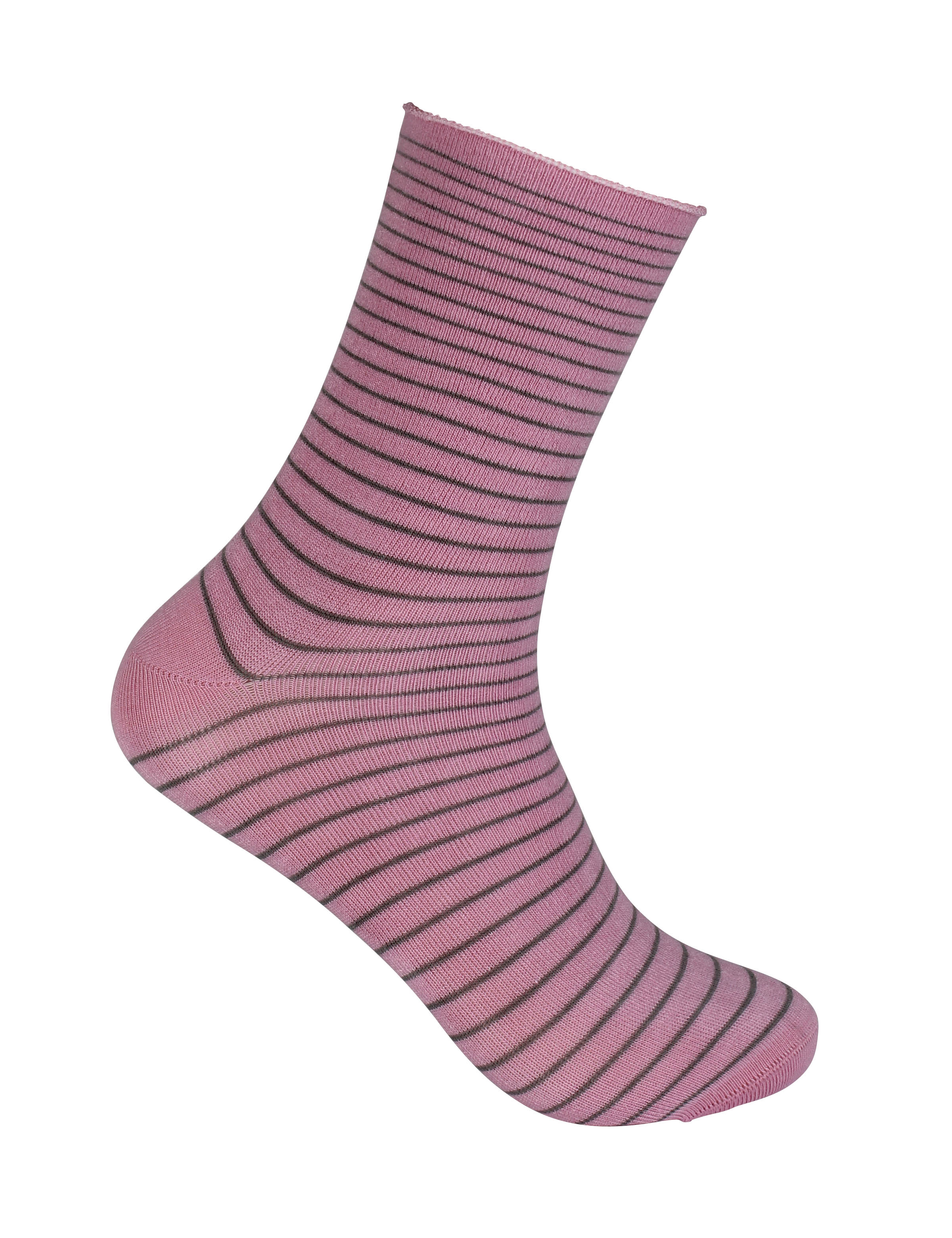Diabetikersock i bambu med tunn med rulltopp  - Doktorn rekommenderar -4 par - 2