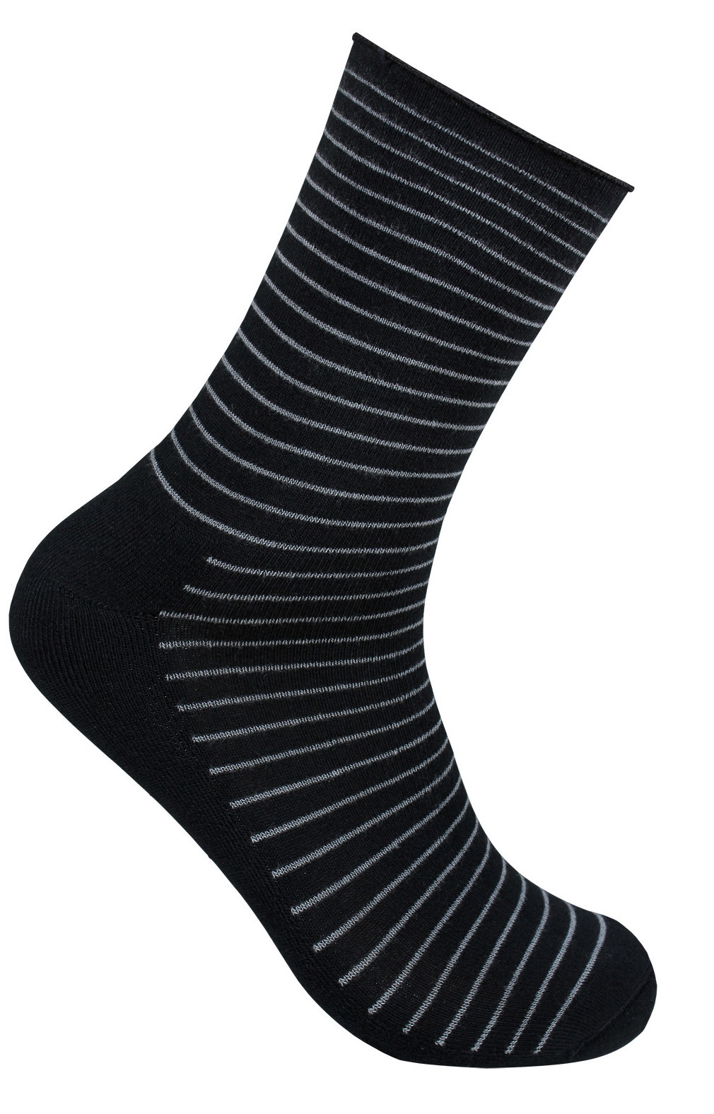 Diabetikersock i bambu med tunn med rulltopp  - Doktorn rekommenderar -4 par - 3