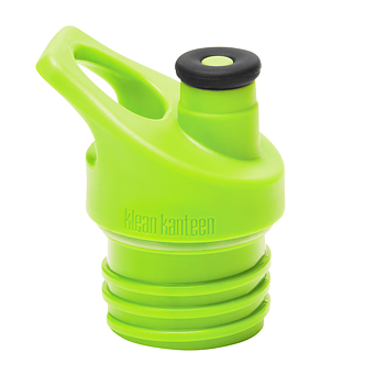 Grøn sportshætte til Klean Kanteen vandflaske