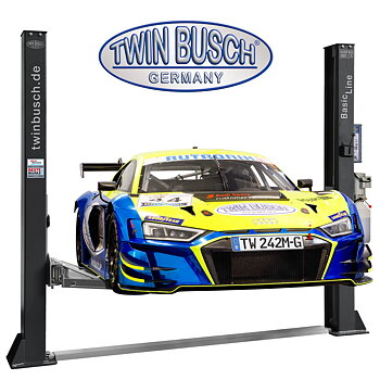 Tvåpelarlyft 4,2 t Basic Line (GRÅ)