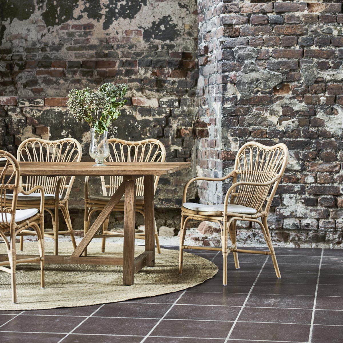Rottingstol Margret chair natur Sika Design - 3