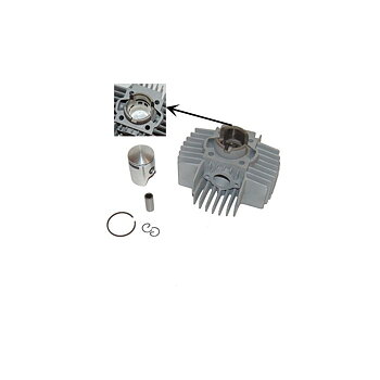 Zylindersatz, Puch Maxi 38/12mm - DMP 6-fach Aluminium