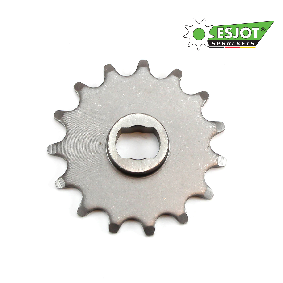 Sprocket front, Zündapp. ovalt hål, 15 T .  Esjot, made in Germany - 2