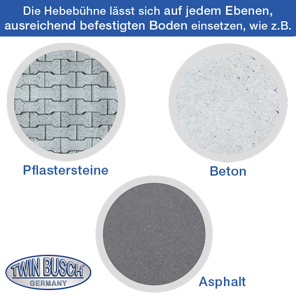 Fyrpelarlyft Parkering 3,6 t Grey Line - 13