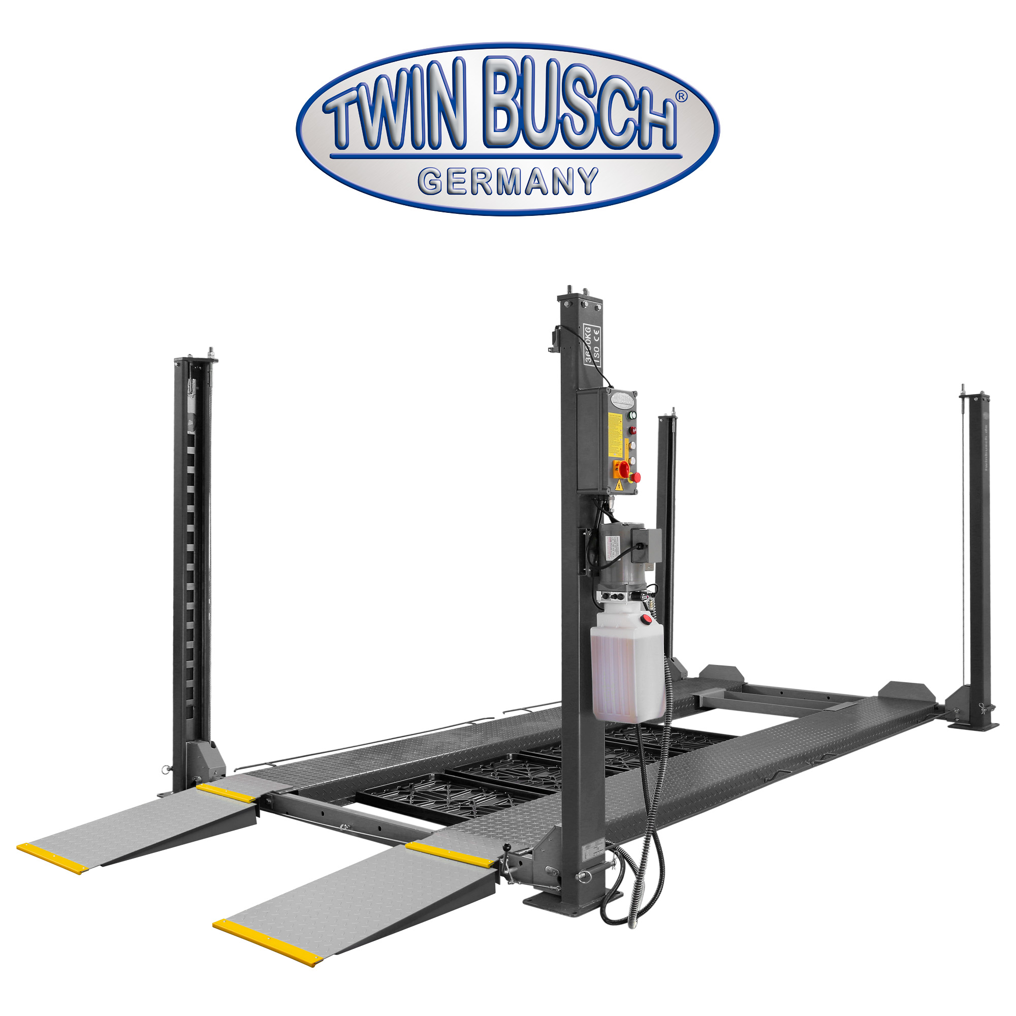 Fyrpelarlyft Parkering 3,6 t Grey Line - 7