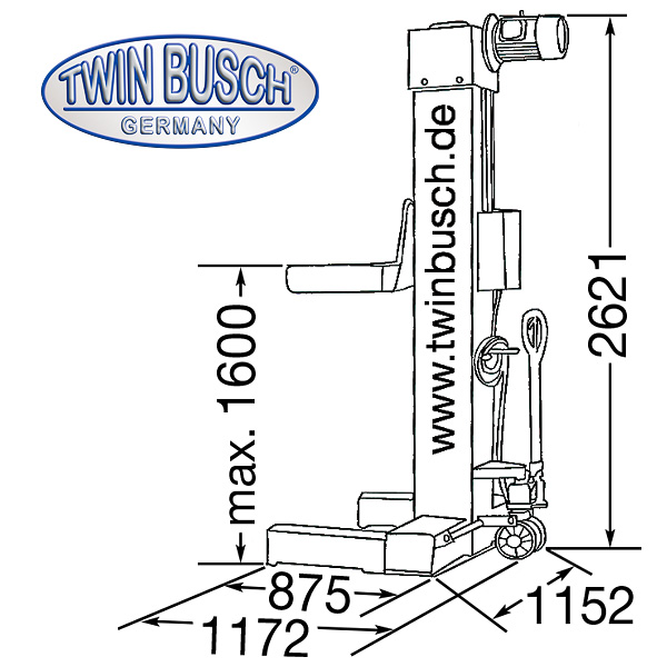 Lastbilslyft 30 t  - 12