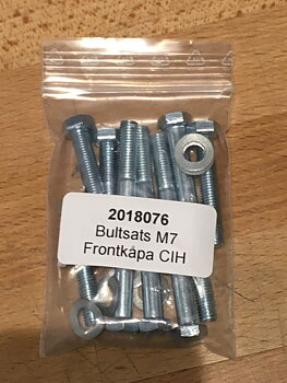 Bultsats M7-Frontkåpa CIH
