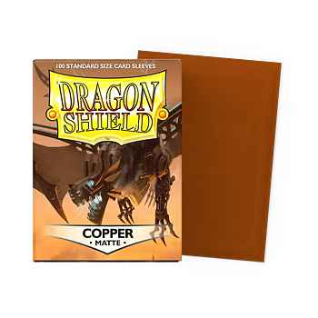 Dragon Shield: Copper - Matte Sleeves - Standard Size