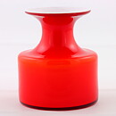 Per Lütken (Carnaby 1968) Red Modern Glass Vase 10 cm
