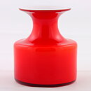 Per Lütken (Carnaby 1968) Red Modern Glass Vase 10 cm