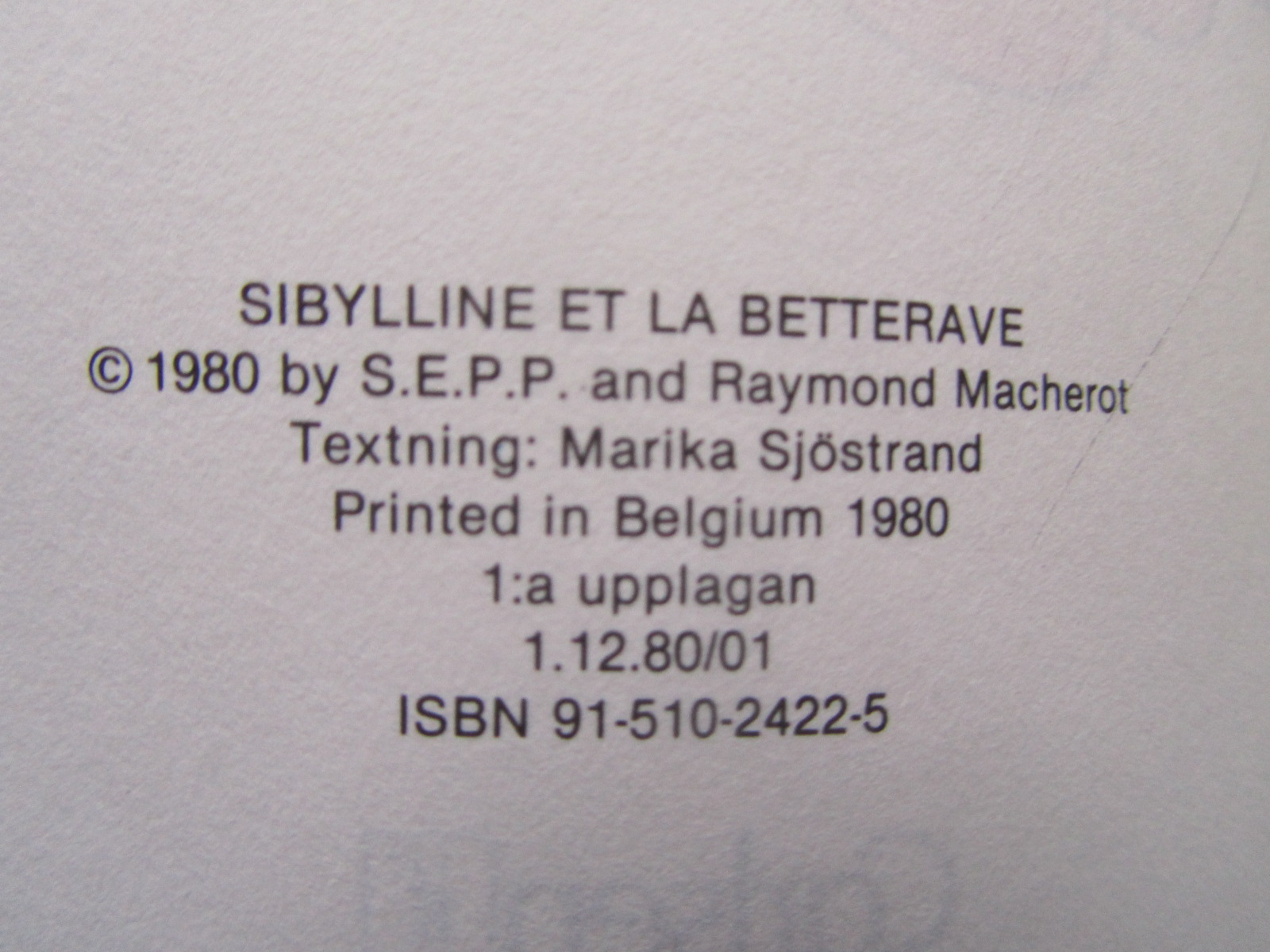 Sibyllinas Äventyr 6 Sibyllina och betan - 4
