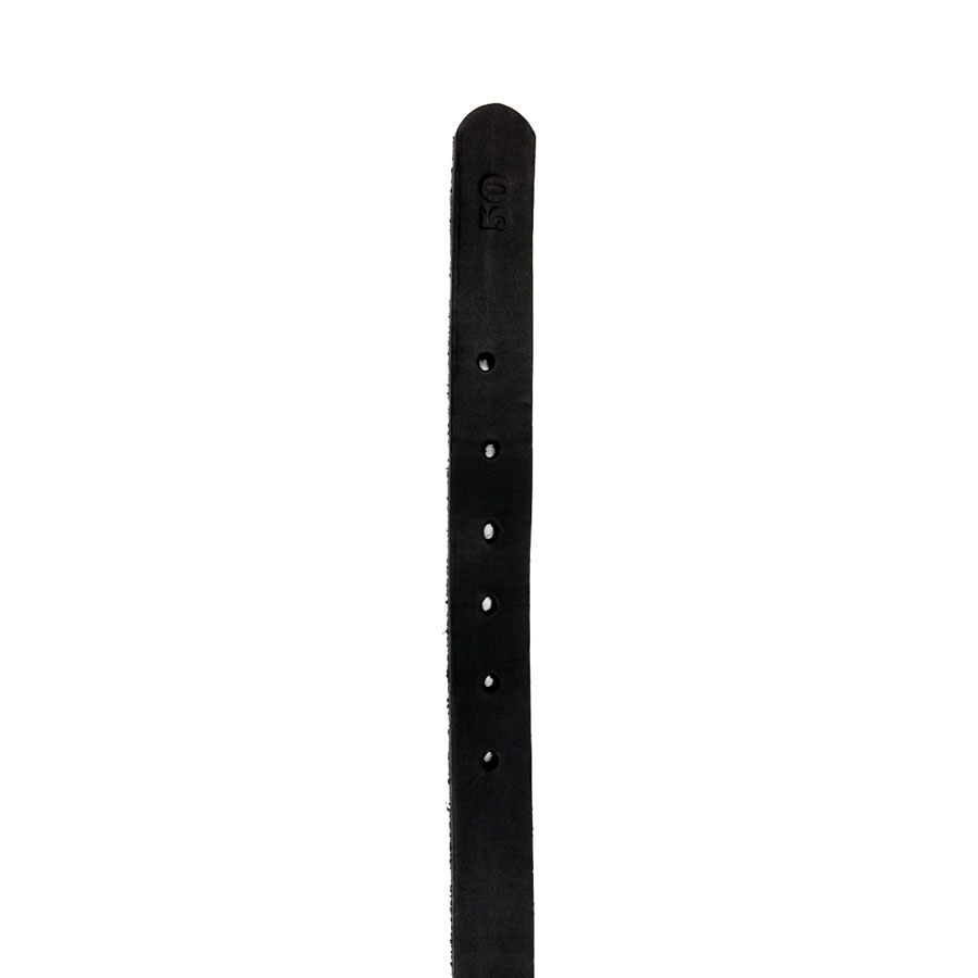 Hundhalsband i Fettad Oxhud 18 mm - 6
