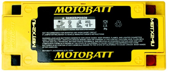 ETX18L Deka AGM Batteri Honda GL1000, GL1100, GL1200, GL1500 Goldwing   MBTX24U/ YTX24HL-BS  - 5