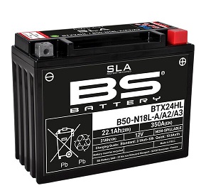 ETX18L Deka AGM Batteri Honda GL1000, GL1100, GL1200, GL1500 Goldwing   MBTX24U/ YTX24HL-BS  - 2