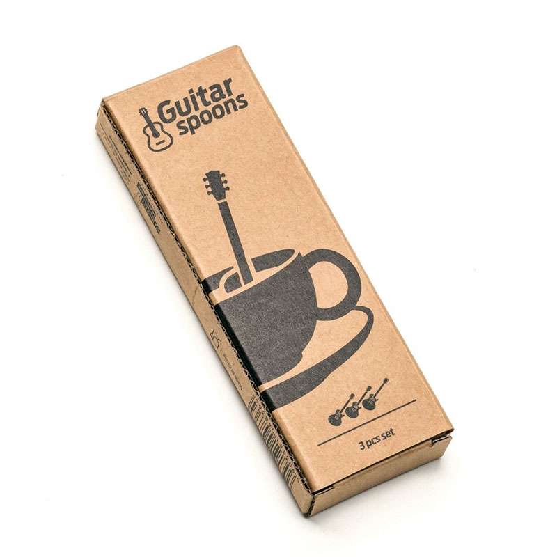 Gitarr-teskedar 3-Pack produktförpackning