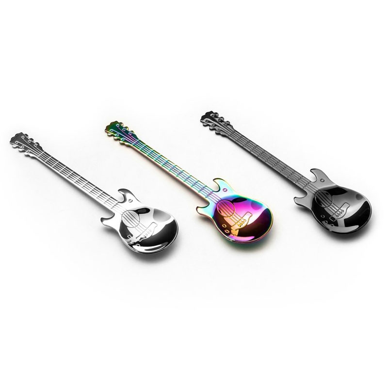 Gitarr-teskedar 3-Pack i tre olika färger