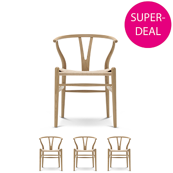CH24 Y-Stol (Superdeal - Volympris/st vid köp av 4st) Bok - Carl Hansen & Søn