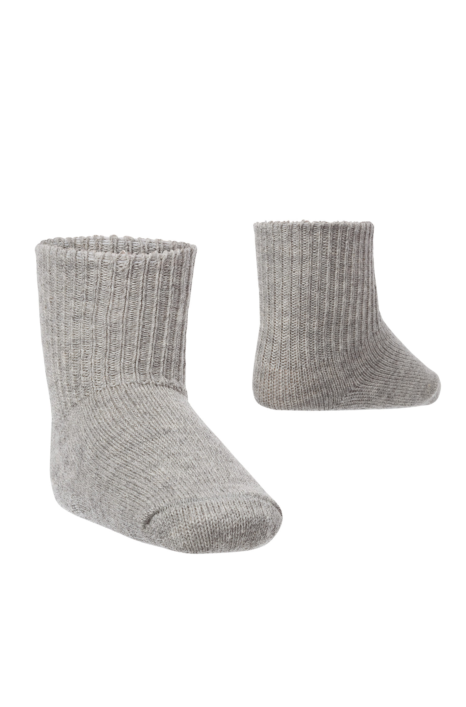 Alpacka soft strumpor barn grå