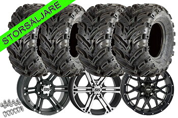 Hjulpaket Deestone Mud Crusher 27" på ITP12" fälg
