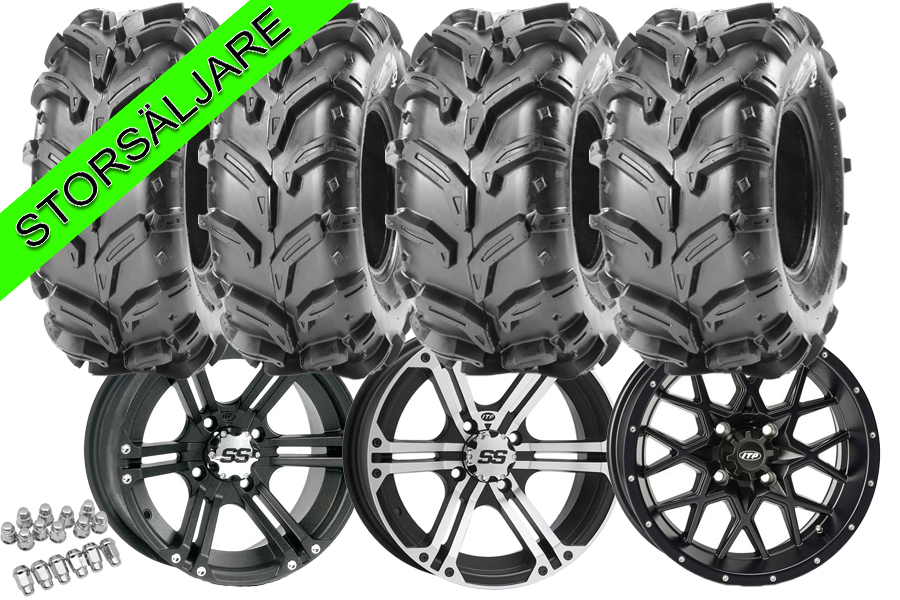 Hjulpaket Deestone Swamp Witch 28" på Moose 12" fälg