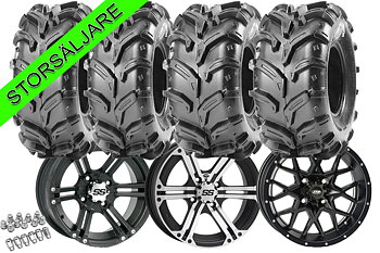 Hjulpaket Deestone Swamp Witch 28" på Moose 12" fälg
