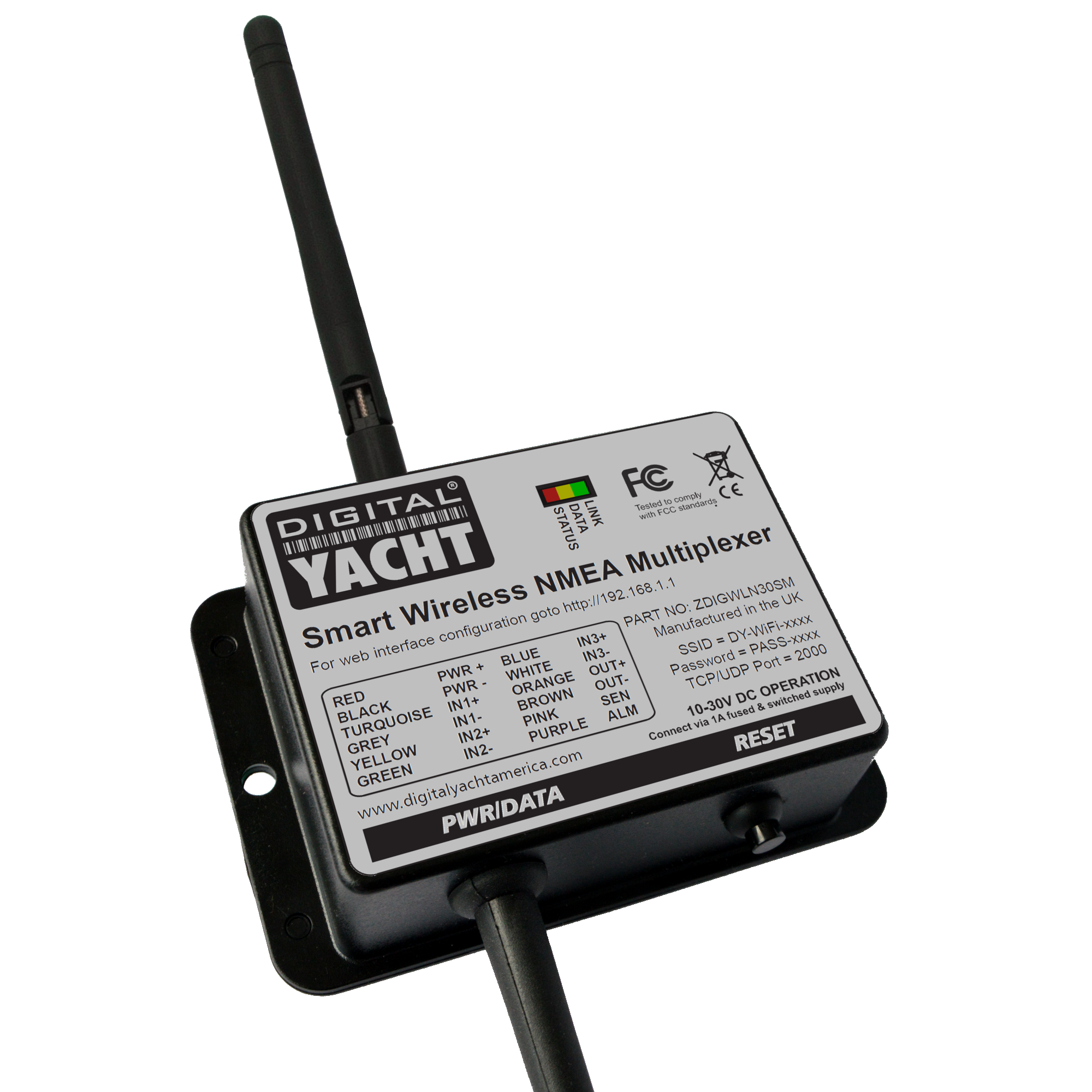Digital Yacht WLN30 Smart Wireless NMEA Multiplexer. 