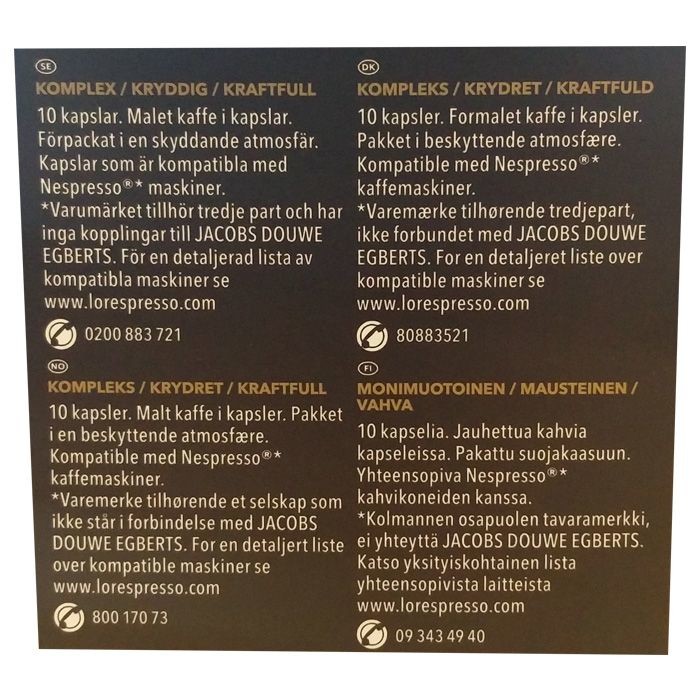 Kaffekapsel Lor Supremo 10p - 4