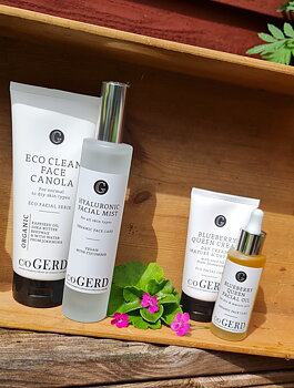 Hudvårdsrutin Facial kit Mogen, torr och/ eller  känslig hud - Blueberry  c/o Gerd