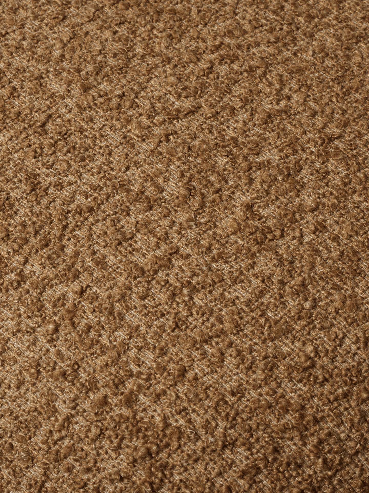 Orbo Lounge Chair Raw Bouclé Tan Ferm Living - 3