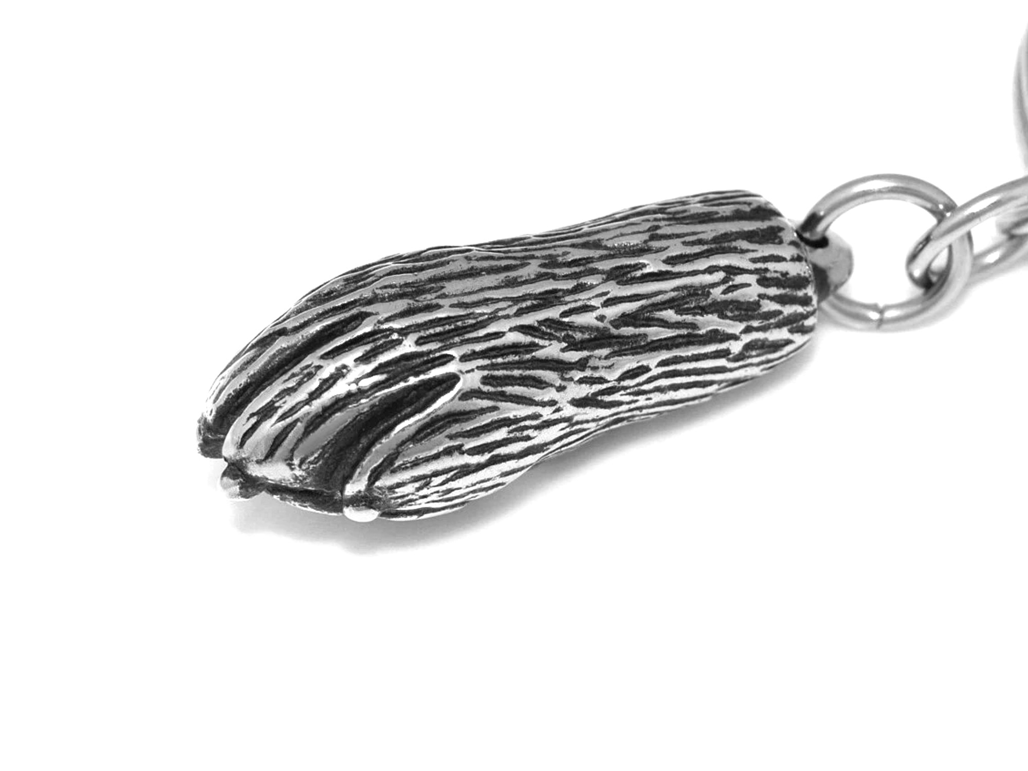 Hundtass Nyckelring, Hund Accessoar, Djur Nyckelhållare i Tenn och Stål - 3