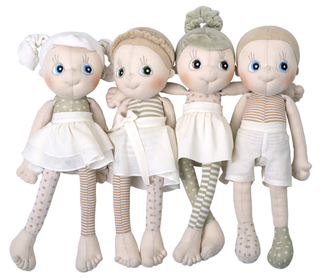 4 økologiske rubens babydukker