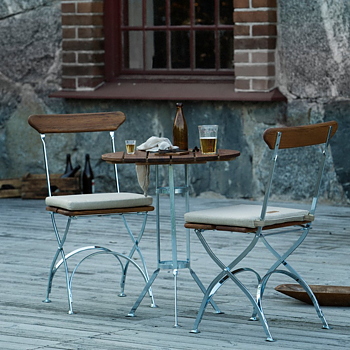 Bryggeristol teak - Grythyttan stålmöbler