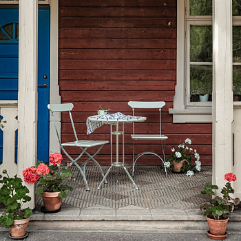 Bryggeristol vit - Grythyttan stålmöbler