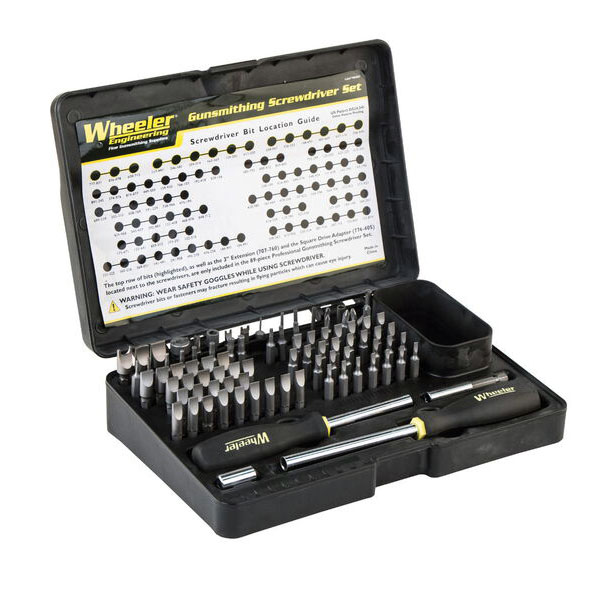Wheeler, 89piece Deluxe Gunsmithing Screwdriver Kit