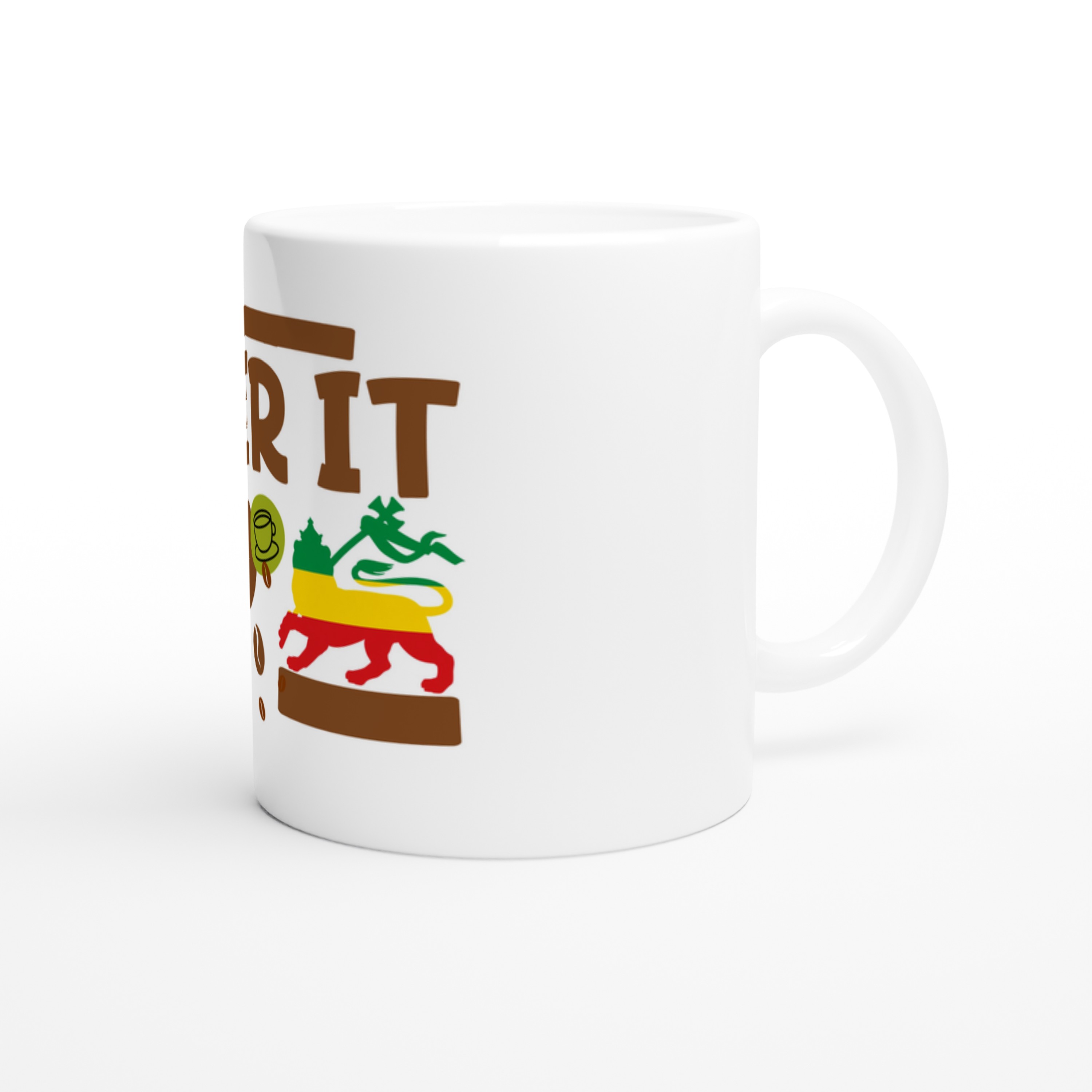 Stir It Up Coffee Mug White