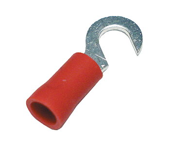 Isolerad krokkabelsko röd M4