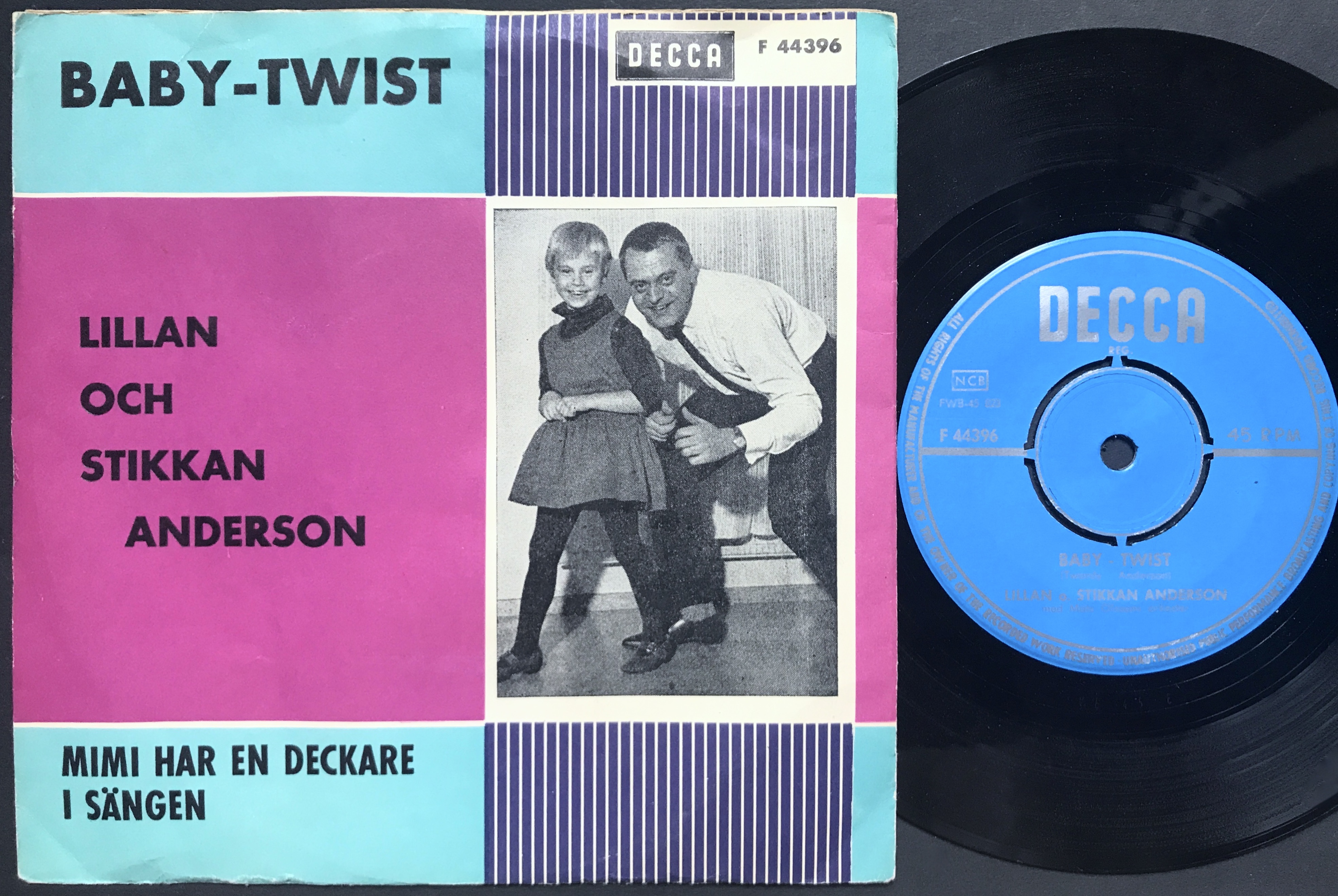 LILLAN och STIKKAN ANDERSSON - Baby-twist Swe PS 1962